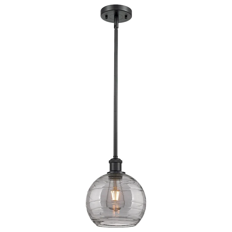 Innovations Lighting 516-1S-10-8 Athens Deco Swirl Pendant Athens Deco