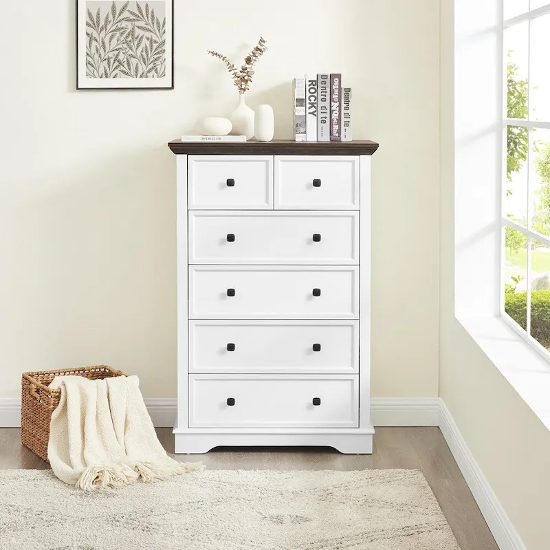 6 Drawers cabinet Tall Chest