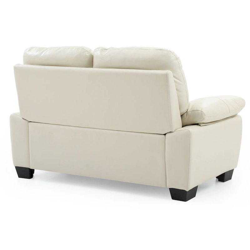 Marta Faux Leather Loveseat