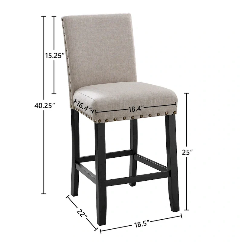 New Classic Furniture Harrison Counter Height Chair (Set of 2)