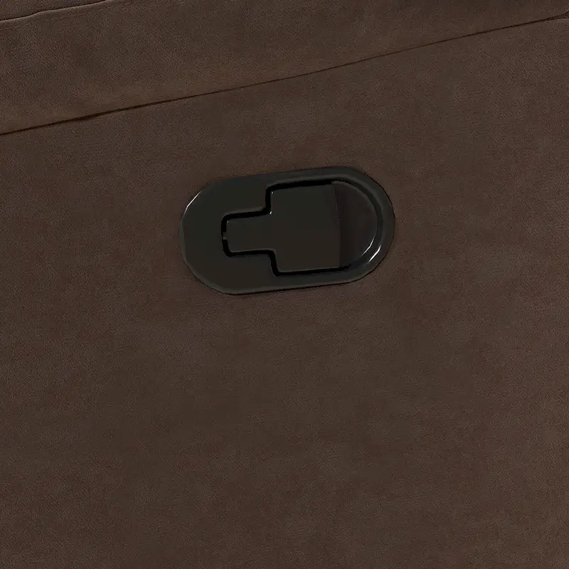 Manual Recliner Chair with Overstuffed Arm and Back