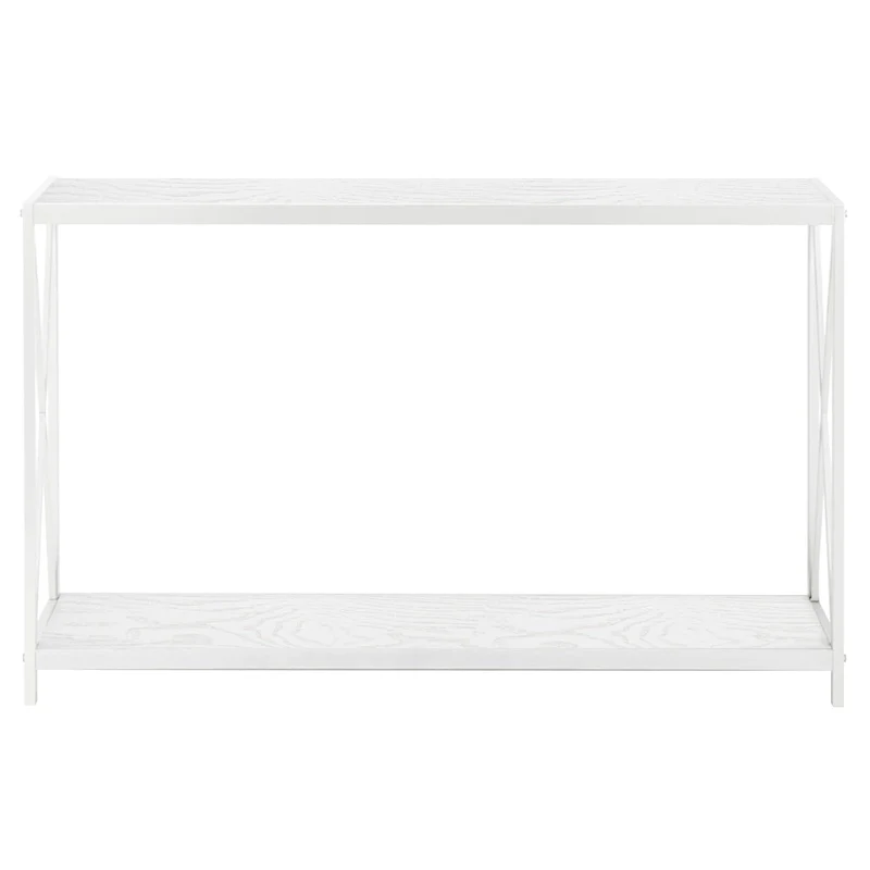 Triamine Board Cross Iron Frame Console/ Sofa Table