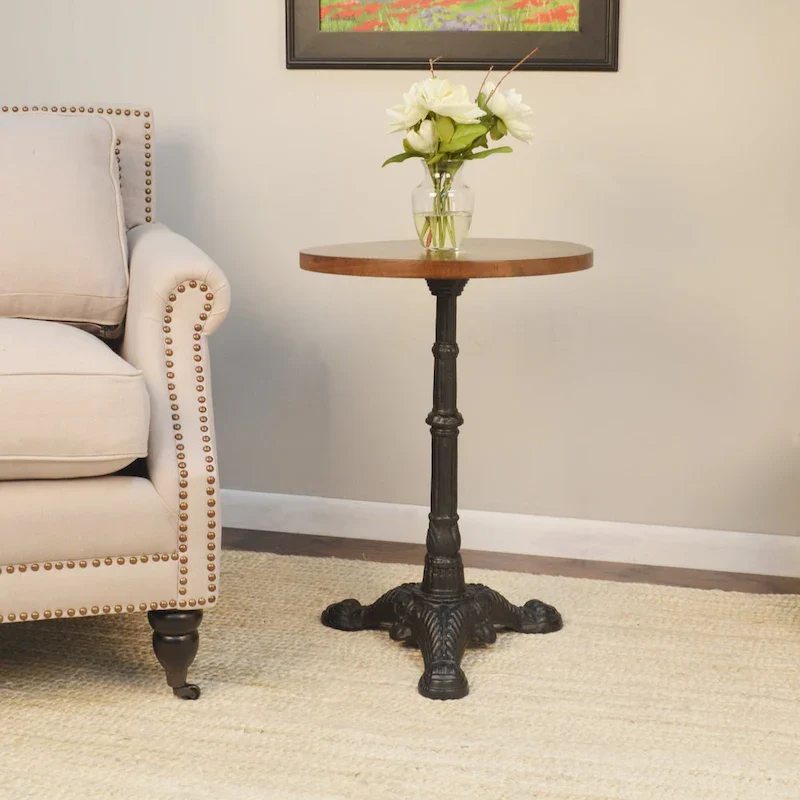 Accent Table - Chestnut/Black
