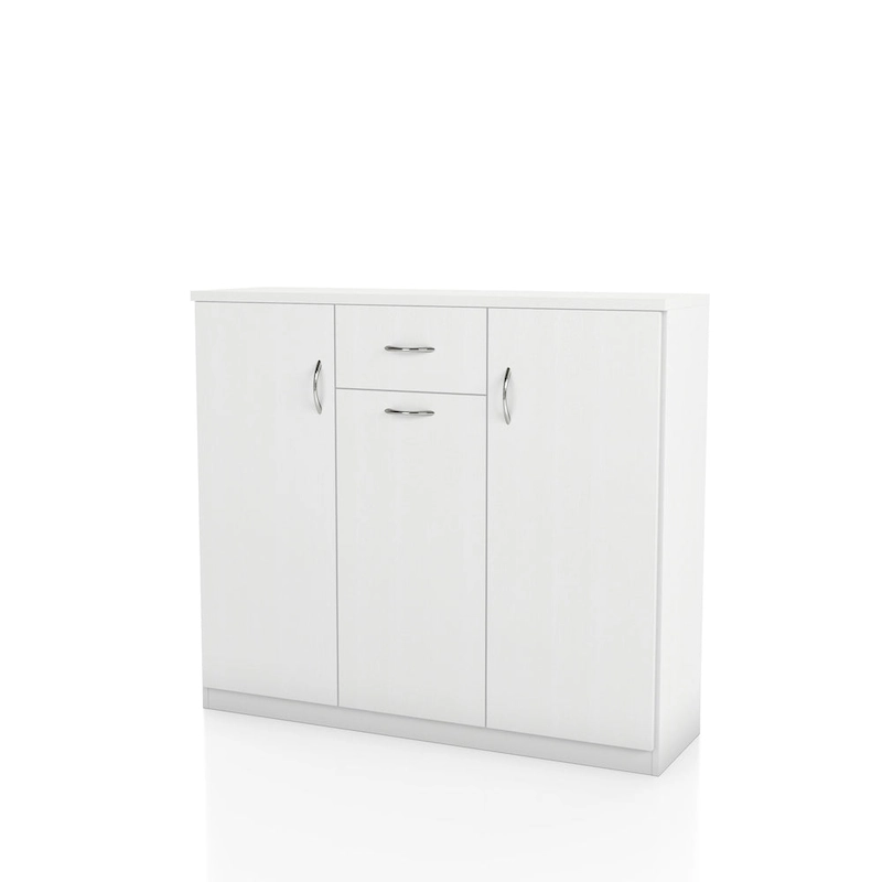 Ekko Contemporary 10-Shelf Shoe Cabinet with 1-Drawer by Furniture of America