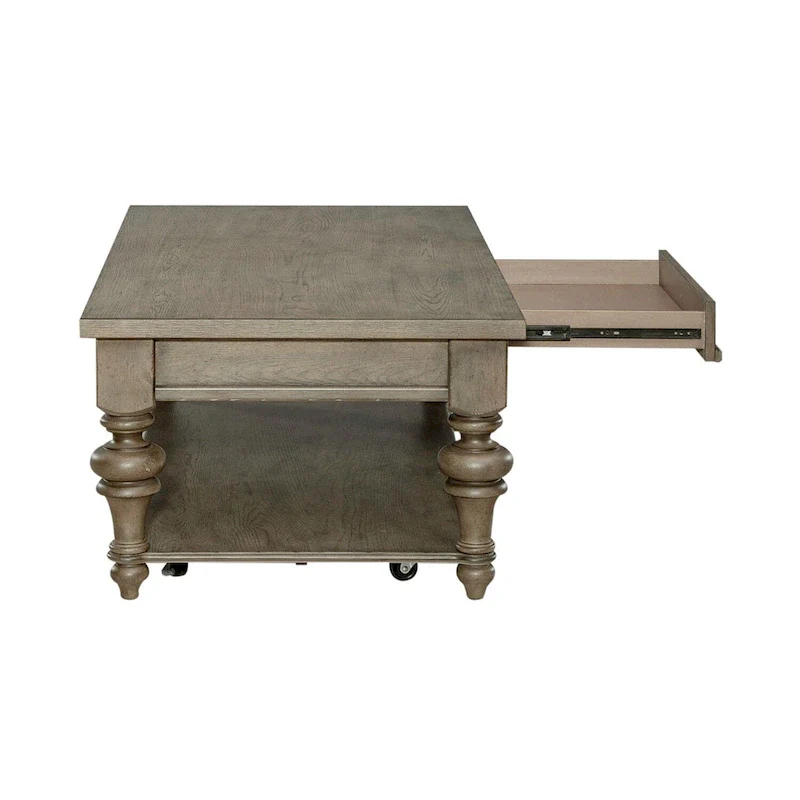 Farmhouse Dusty Taupe 3 Piece Cocktail Table Set