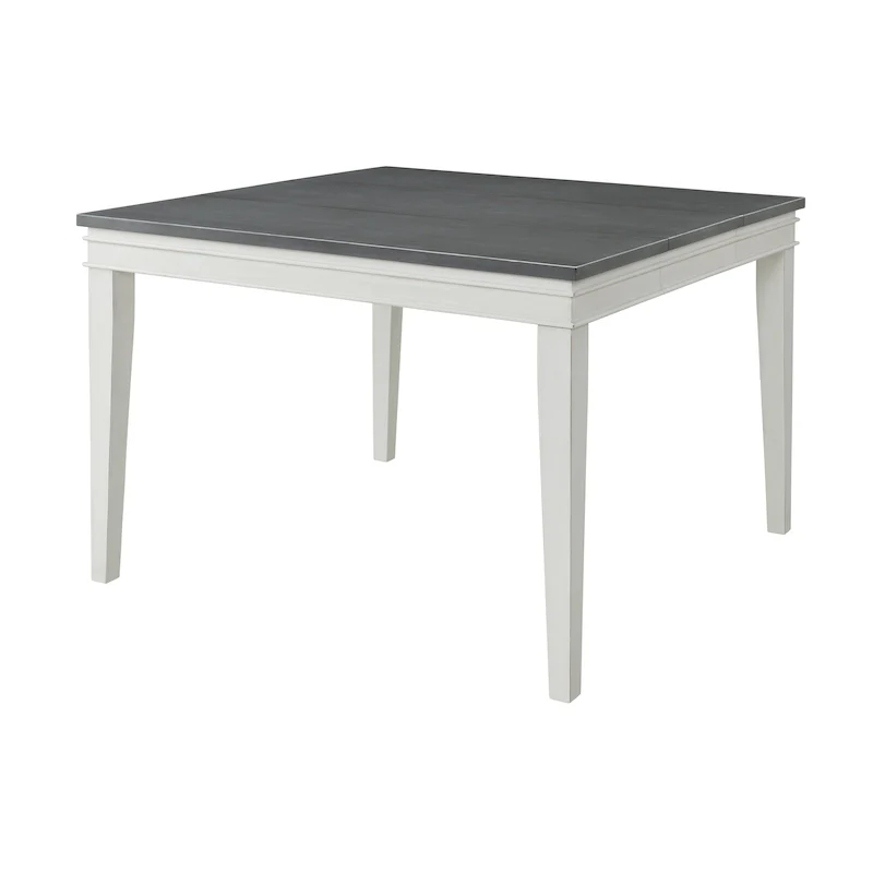White & Grey / Black Extendable Counter Height Dining Table, Seats up to 6