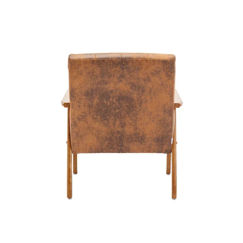 28.74 Tufted Accent Chair with Solid Wood Frame