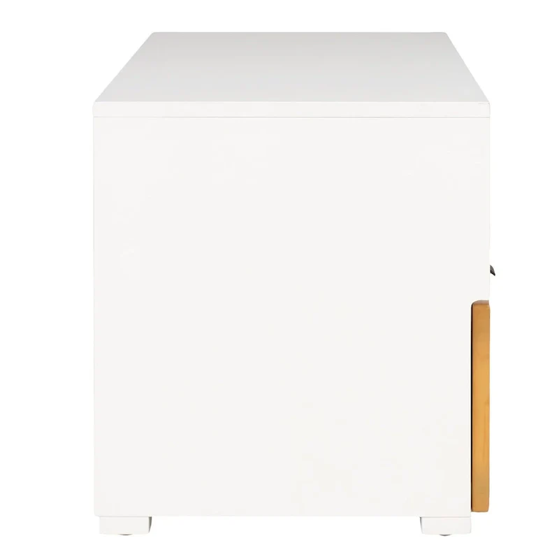 2-Drawer 1-Shelf Entertainment Media Stand, Fits Up To 55