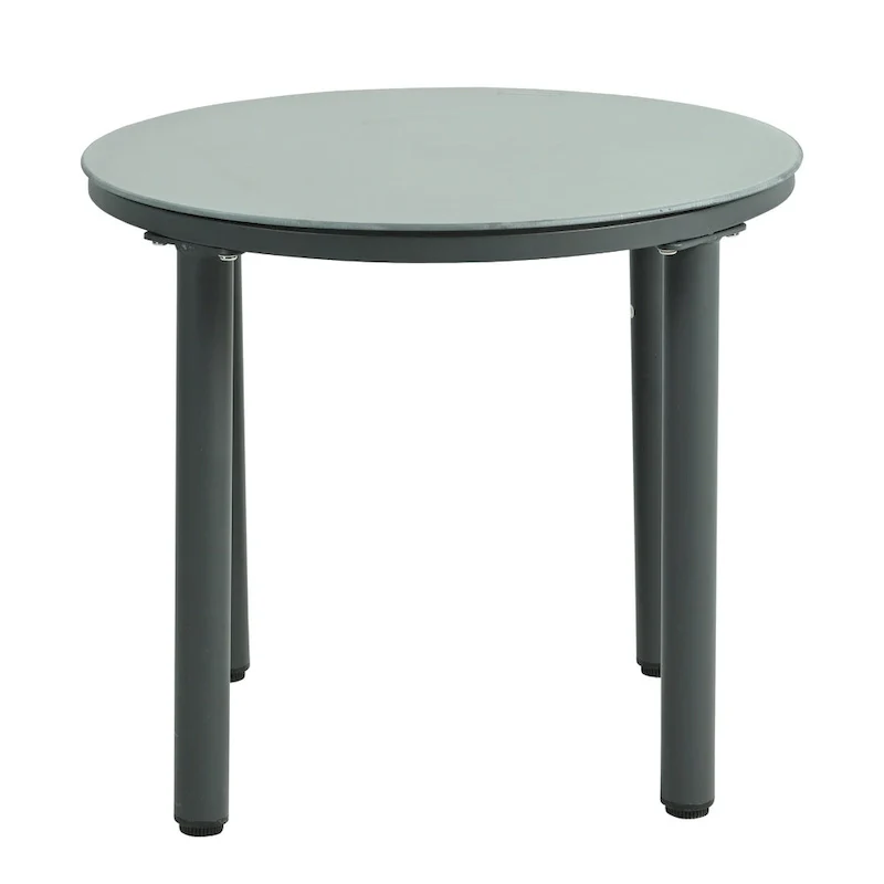 Elegant 8-Piece Modular Half Moon Patio Sofa Set with High-Low Coffee Tables