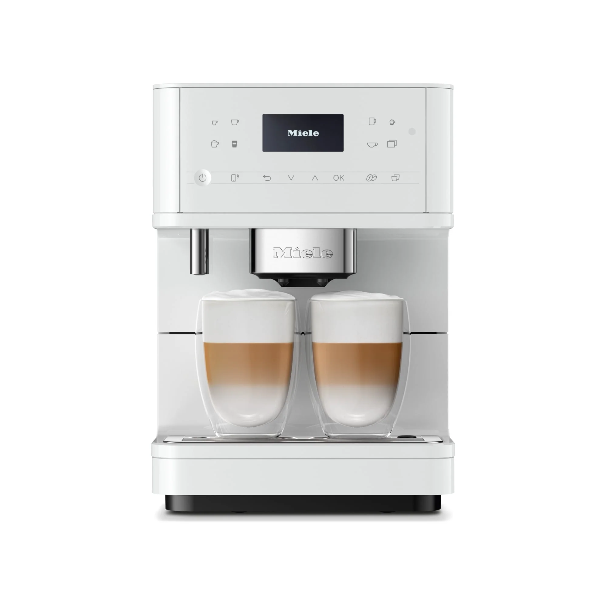 Miele CM 6160 MilkPerfection Countertop Coffee System- Lotus White