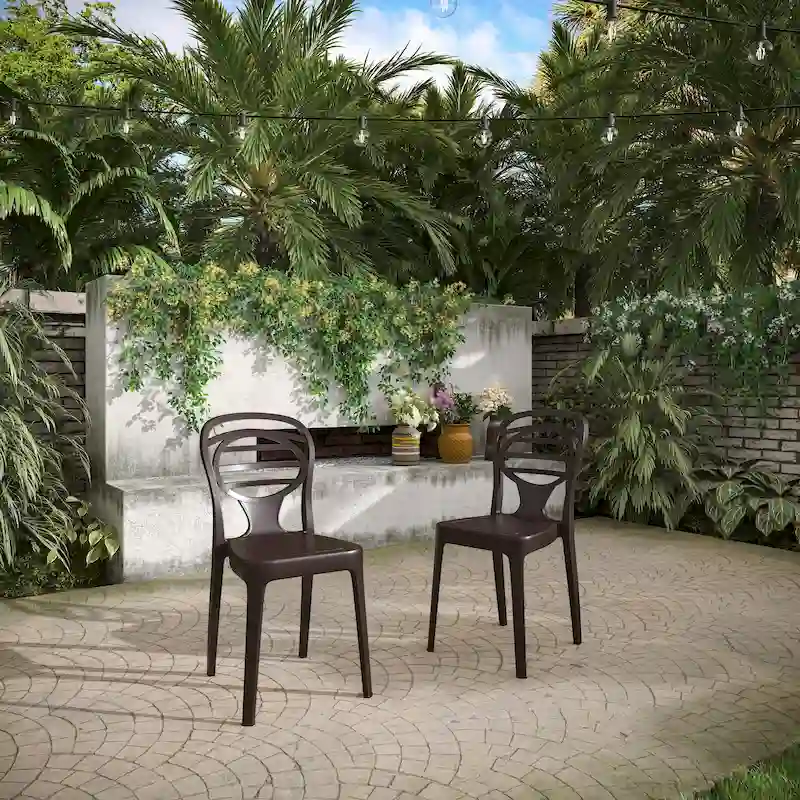 Kova outdoor patio chairs set of two