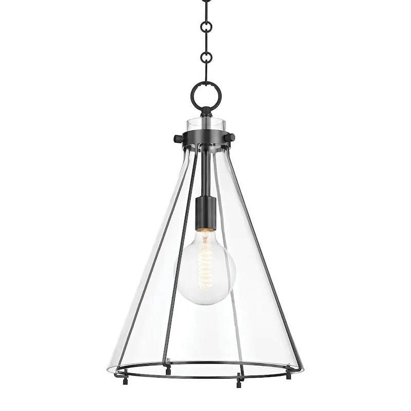 Eldridge 1 Light Pendant - Conical