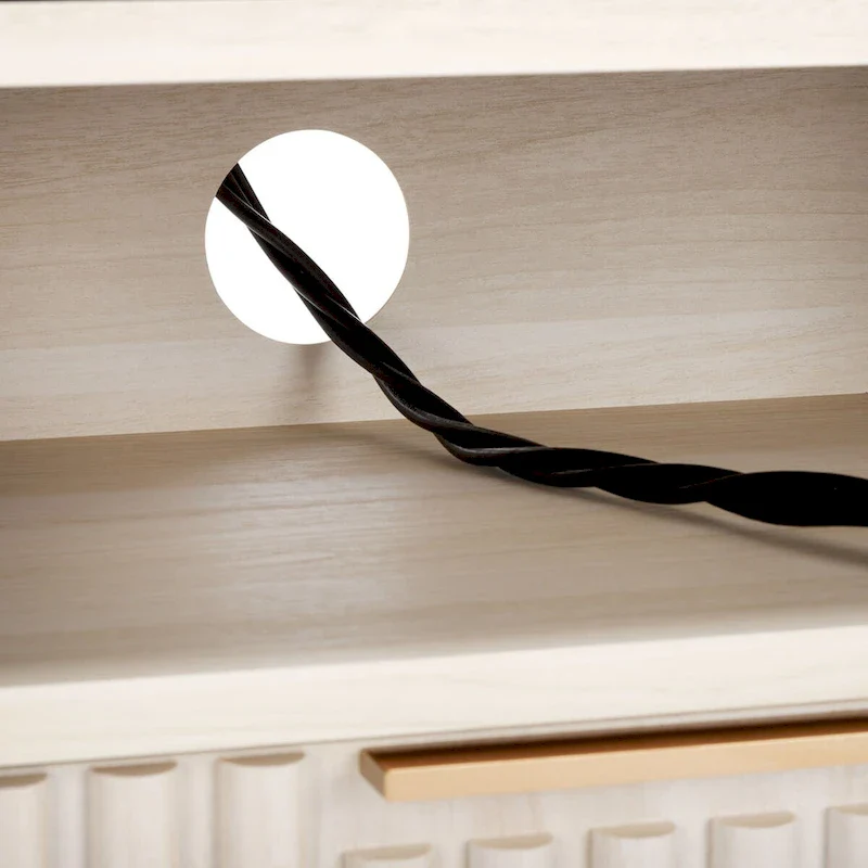 Alyse 2-Drawer 2-Shelf Entertainment Media Stand (Fits Up To 65  Flatscreen TV) - 60.4 In. x 15.6 In. x 24.8 In.