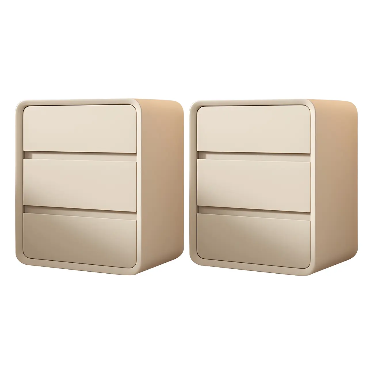 Scandinavian Wood Narrow Bedside Cabinet