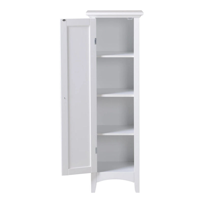 OS Home and Office White One Door Kitchen Storage Pantry
