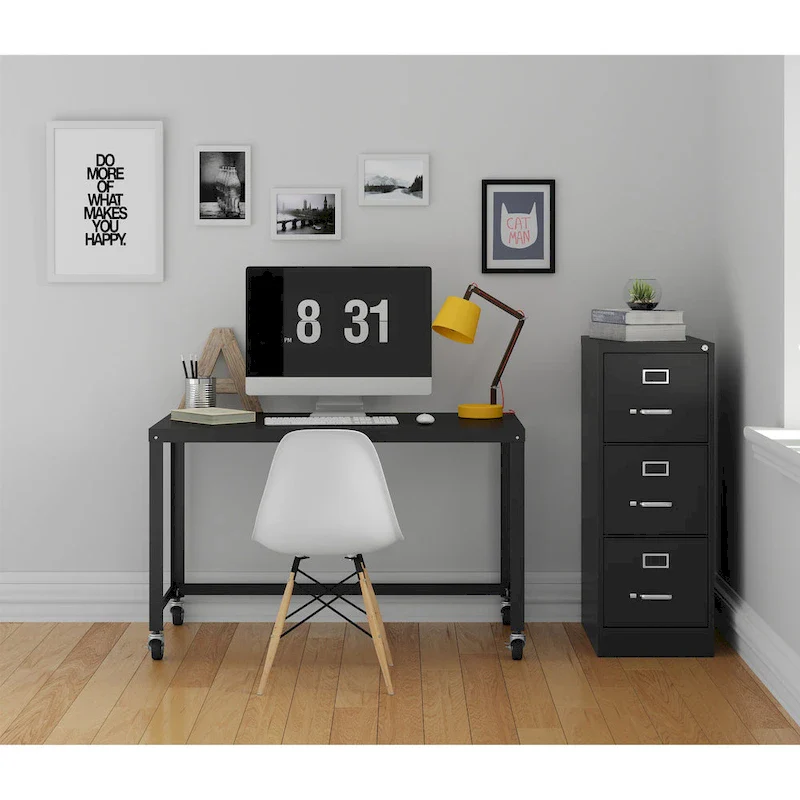 Hirsh 22-in Deep 3 Drawer, Letter Width, Vertical File Cabinet