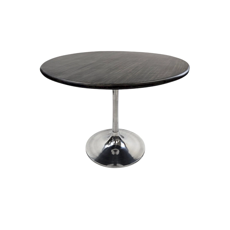 Carolina Living Alden Wood Top 40 Round Dining Table