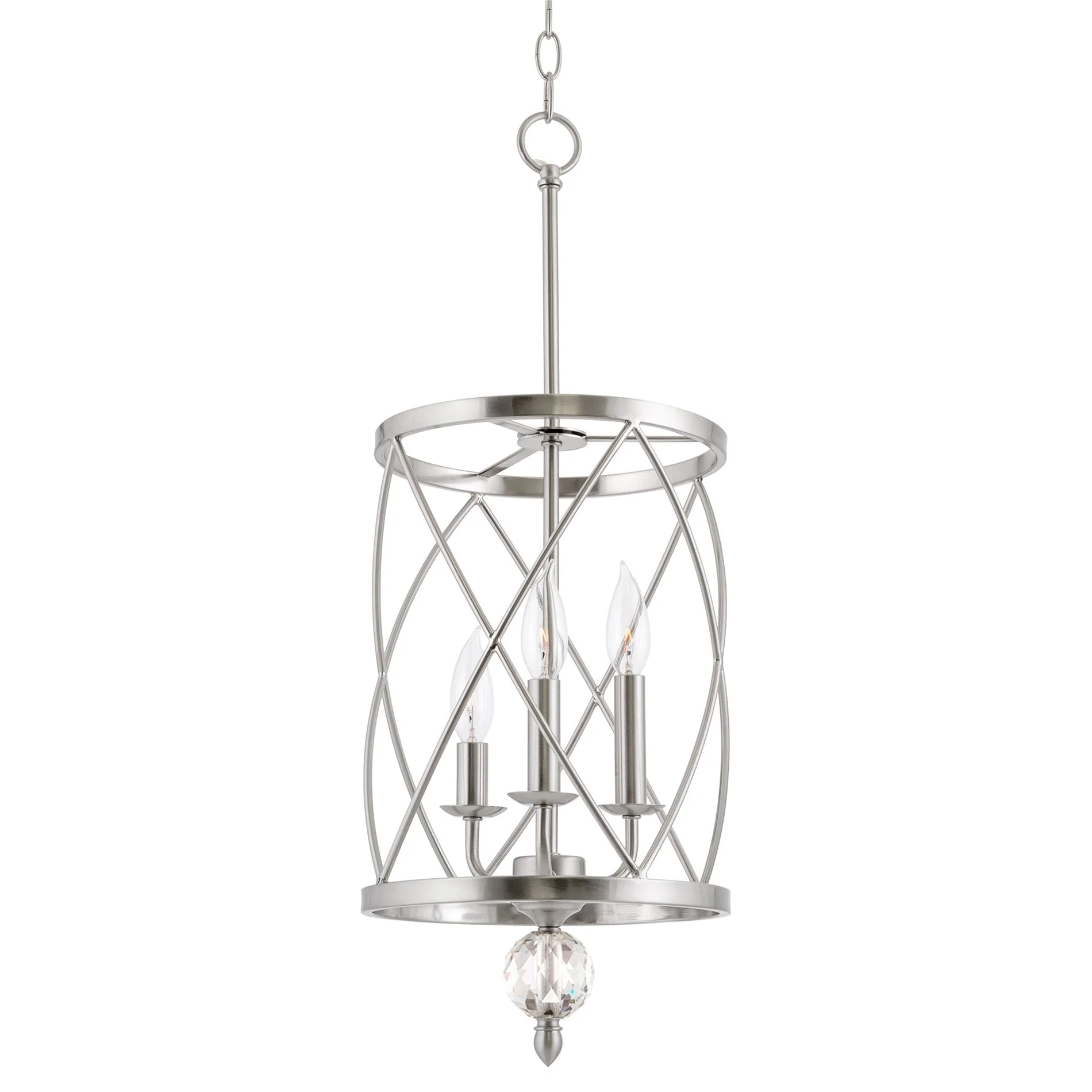 Eleanor 27 3-Light Modern Foyer Light Pendant Chandelier