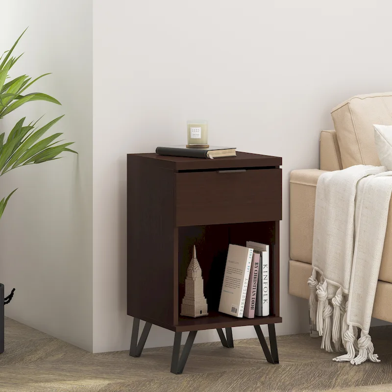Norcross Tall Nightstand with Drawer by Christopher Knight Home