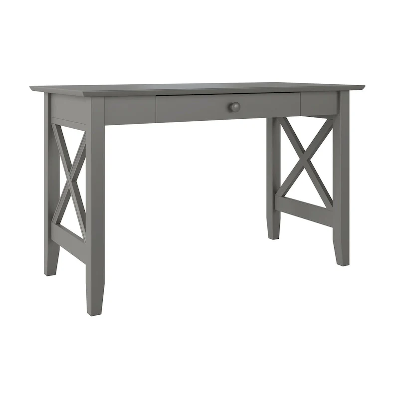 Writing Desk with Drawer in Grey