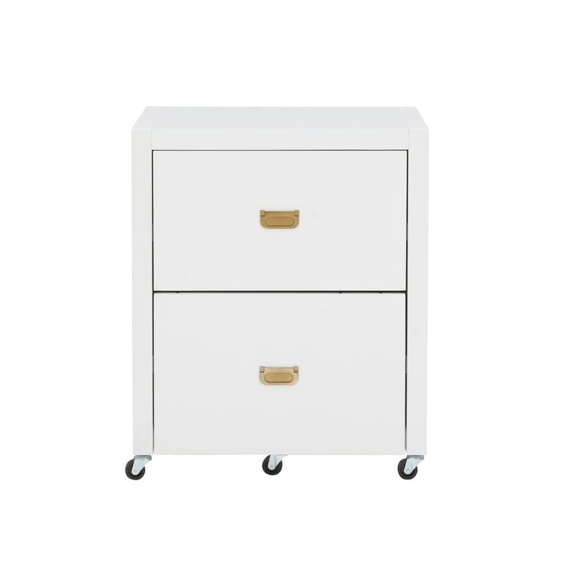 Linon Poppy Rolling File Cabinet