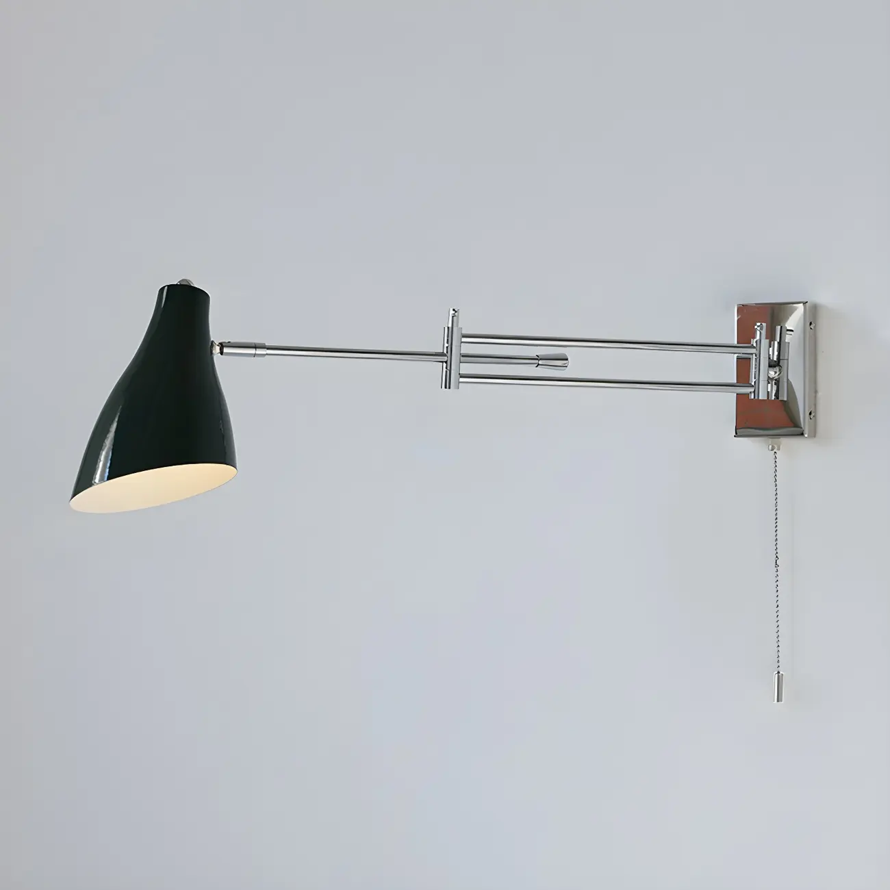 Modern Metal Clean-lined Swing Arm Wall Light