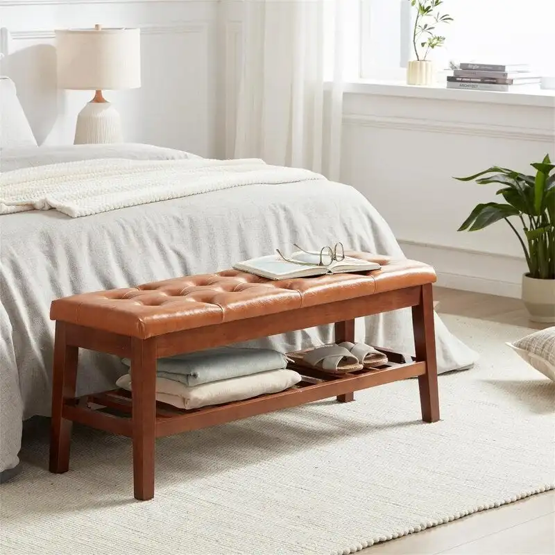 Shoe Bench Entryway - 43.3 D x 14 W x 18 H