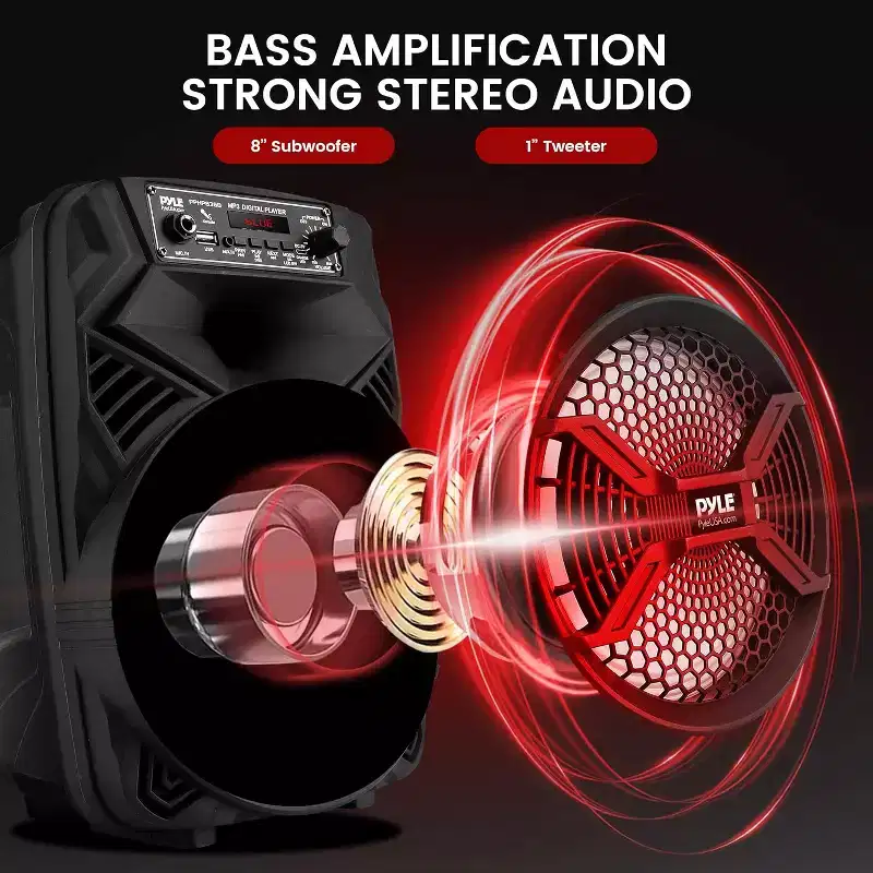 Pyle 8 Portable PA Speaker - PPHP836B.5
