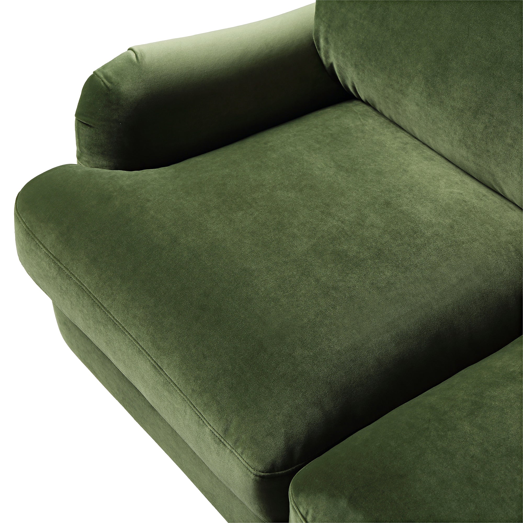 Fern Green Velvet Sofa, 2-Seater