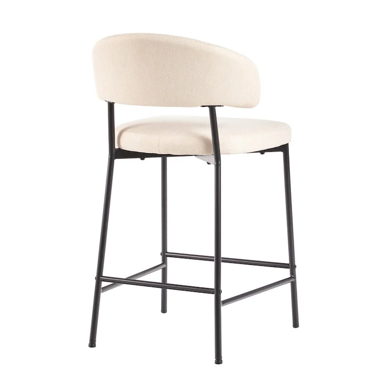 Middlebrook Designs Curved Back Counter Stool (Set of 2)