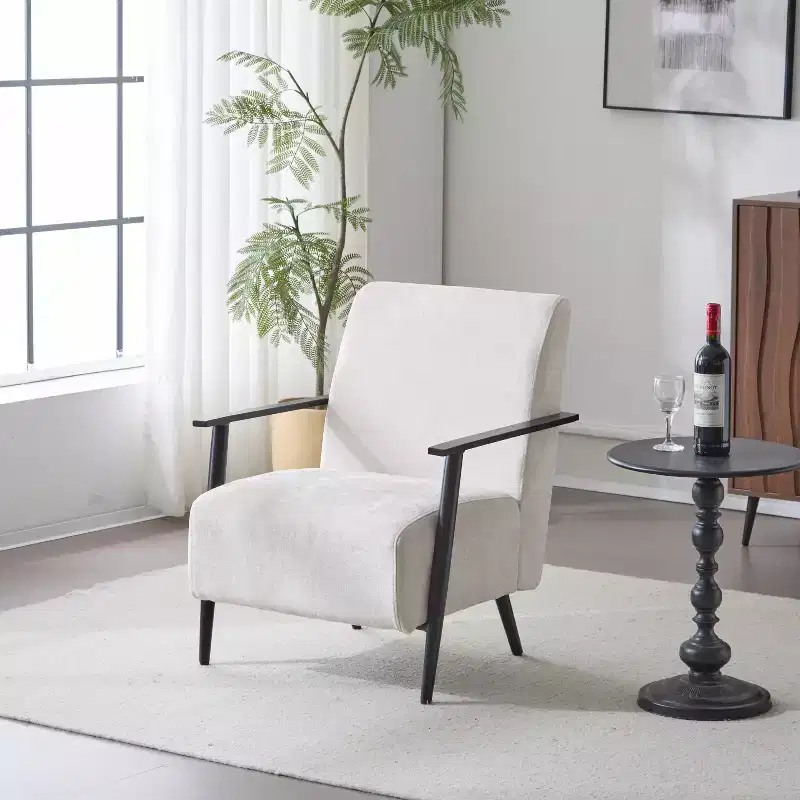 Christopher Knight Home Arnold Modern Upholstered Iron Club Chair