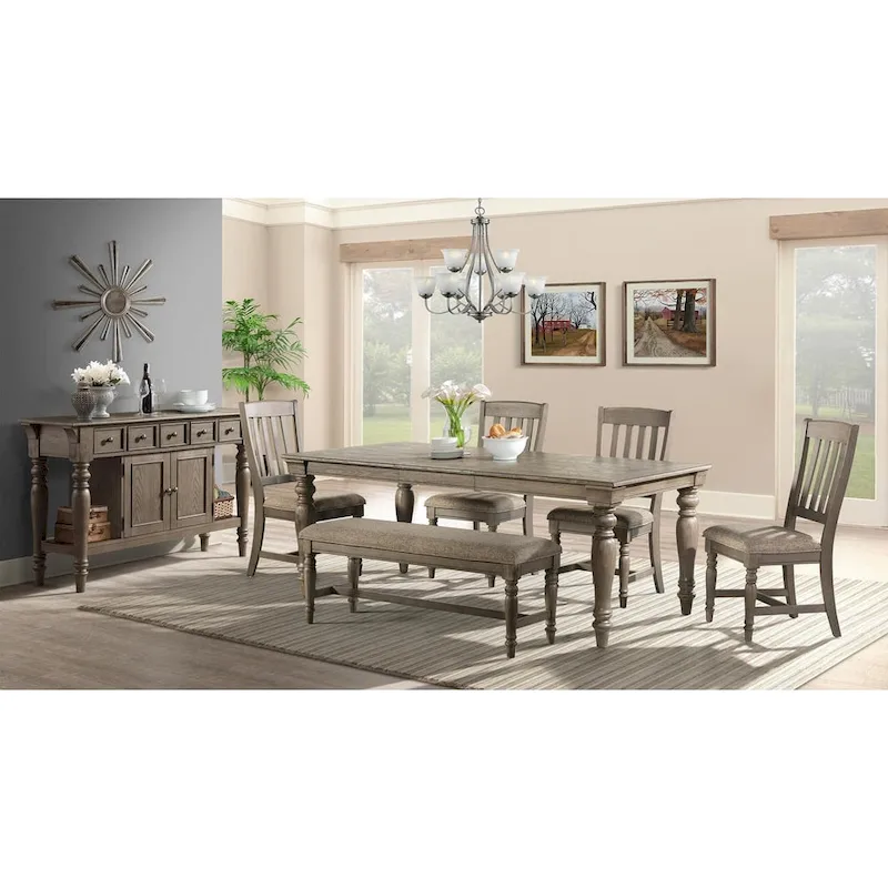 46-Inch Wide Backless Dining Bench with Cushion