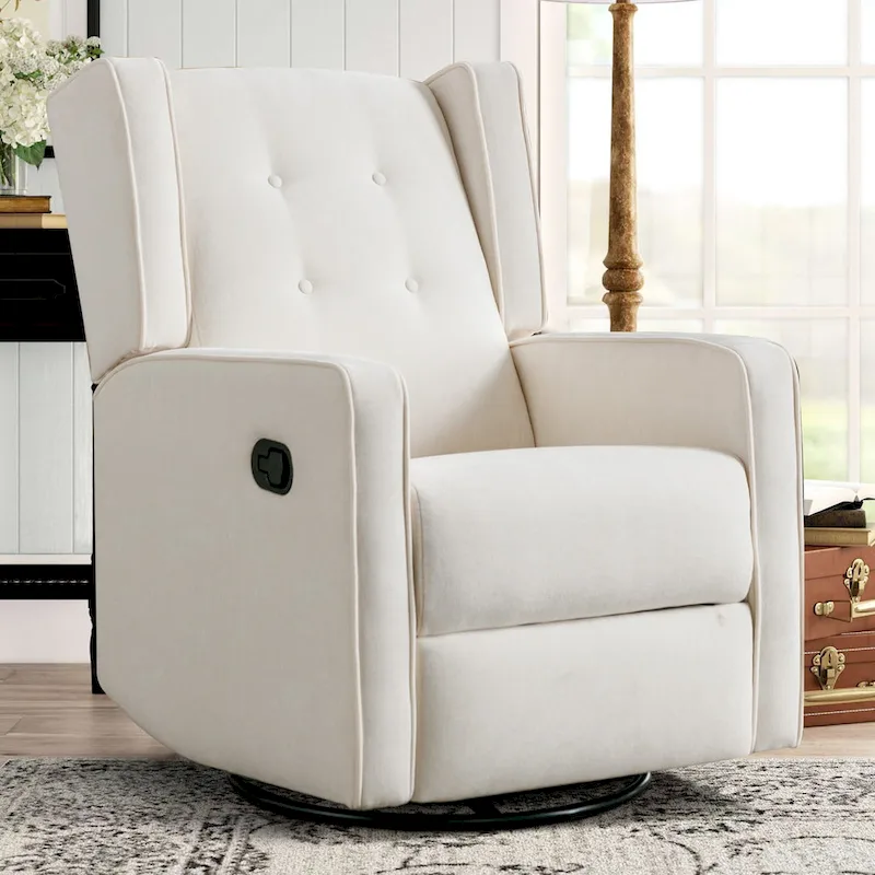 Swivel Rocker Recliner Chair Set of Two