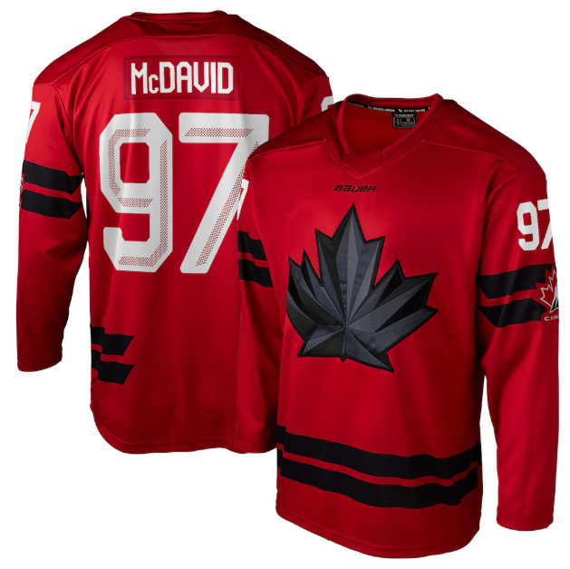 Unisex Hockey Canada Connor McDavid Red 2026 Jersey