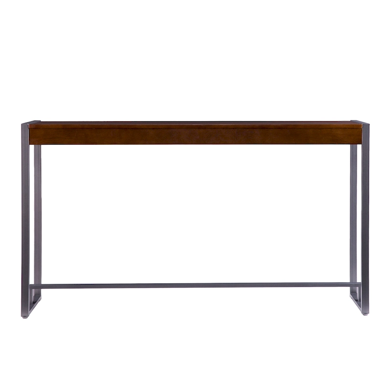 SEI Furniture Macen Modern Narrow Industrial Console Table