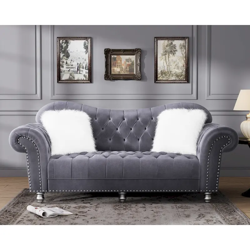 Luxury Classic America Chesterfield Tufted Back Sofa