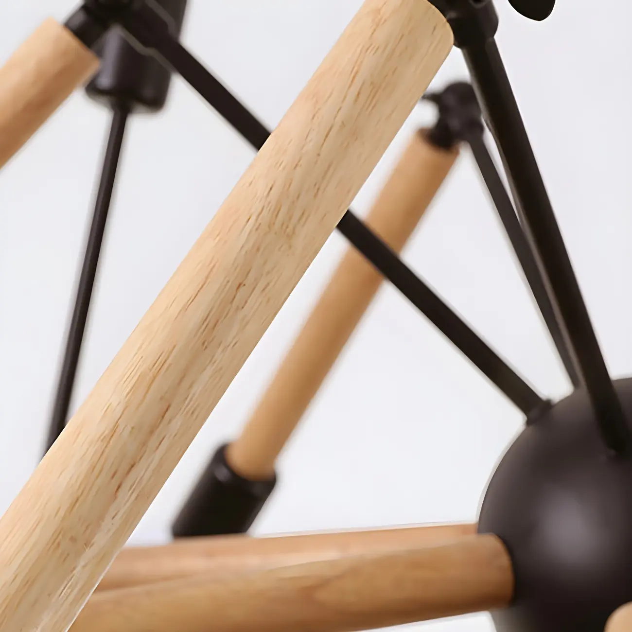 Modern Multi-Light Metal Adjustable Downrod Sputnik Chandelier