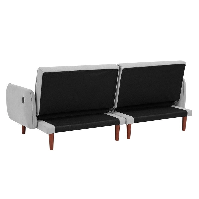 GEITIN Convertible Futon Sofa Bed with 2 Pillows