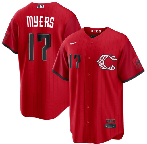 Dane Myers Cincinnati Reds Red 2026 City Connect Limited Jersey