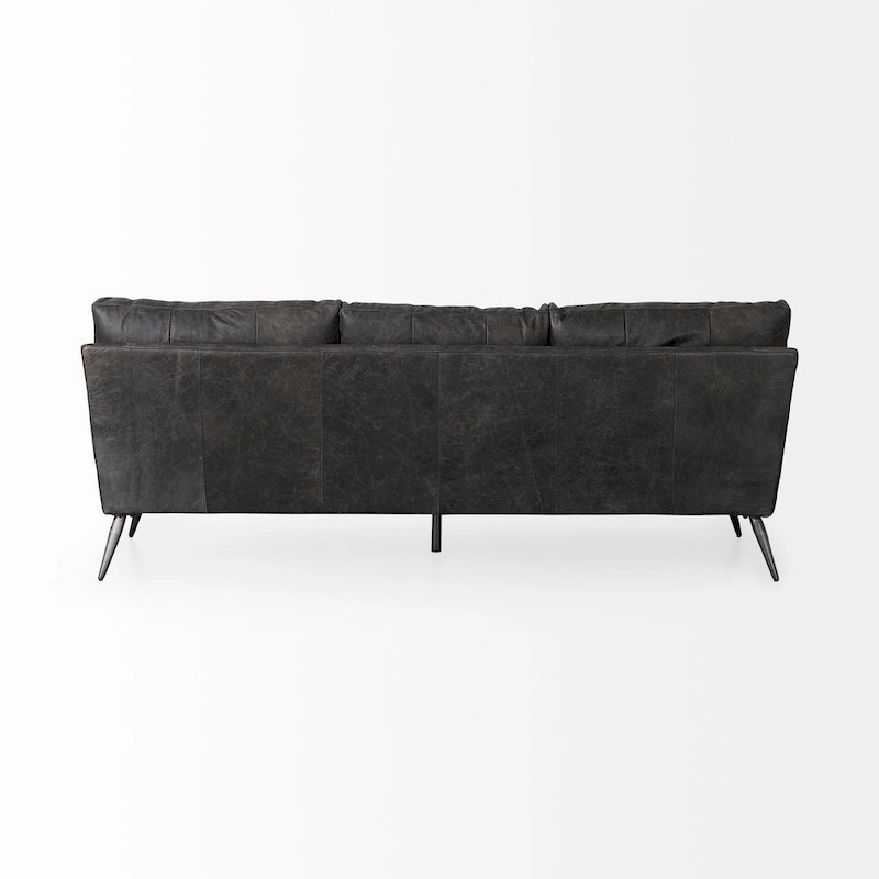 Cochrane II Brown Genuine Leather Sofa - 82.0L x 33.0W x 32.3H