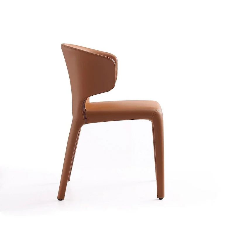 Conrad Cream Faux Leather Dining Chair