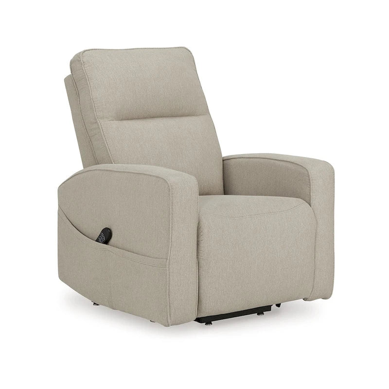 Lawson Power Lift Recliner Chair, Smoke Polyester, Foam Cushioned
