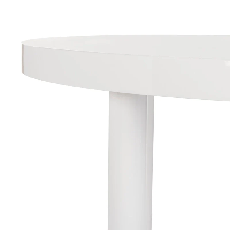 SAFAVIEH Janell White Dining Table - 39.4 x 39.4 x 30 - 39.4 x 39.4 x 30 - 39Wx39Dx30H