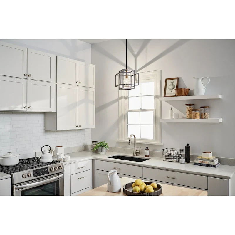 Kichler Lighting Taubert Collection 1-light Black Pendant