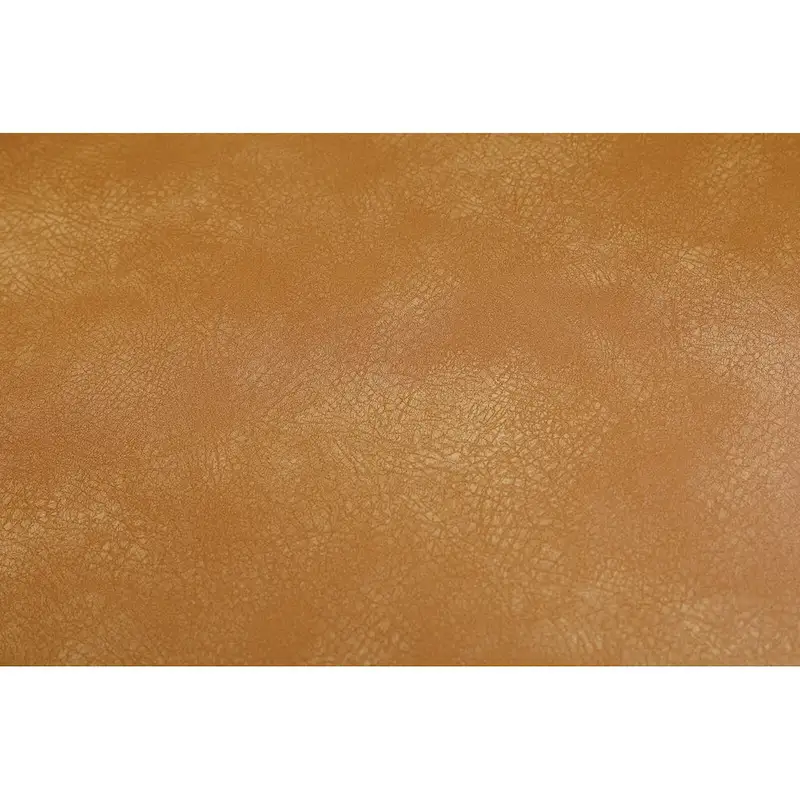 Brooks Accent Chair in Faux Leather with Stitch and Black Legs