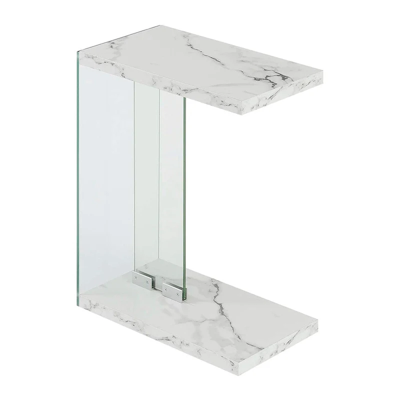 Convenience Concepts SoHo Glass C End Table