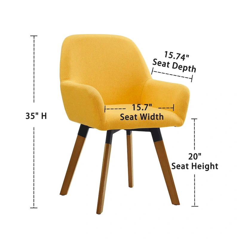 Art Leon Swivel Accent Dining Chairs (Set of 2)