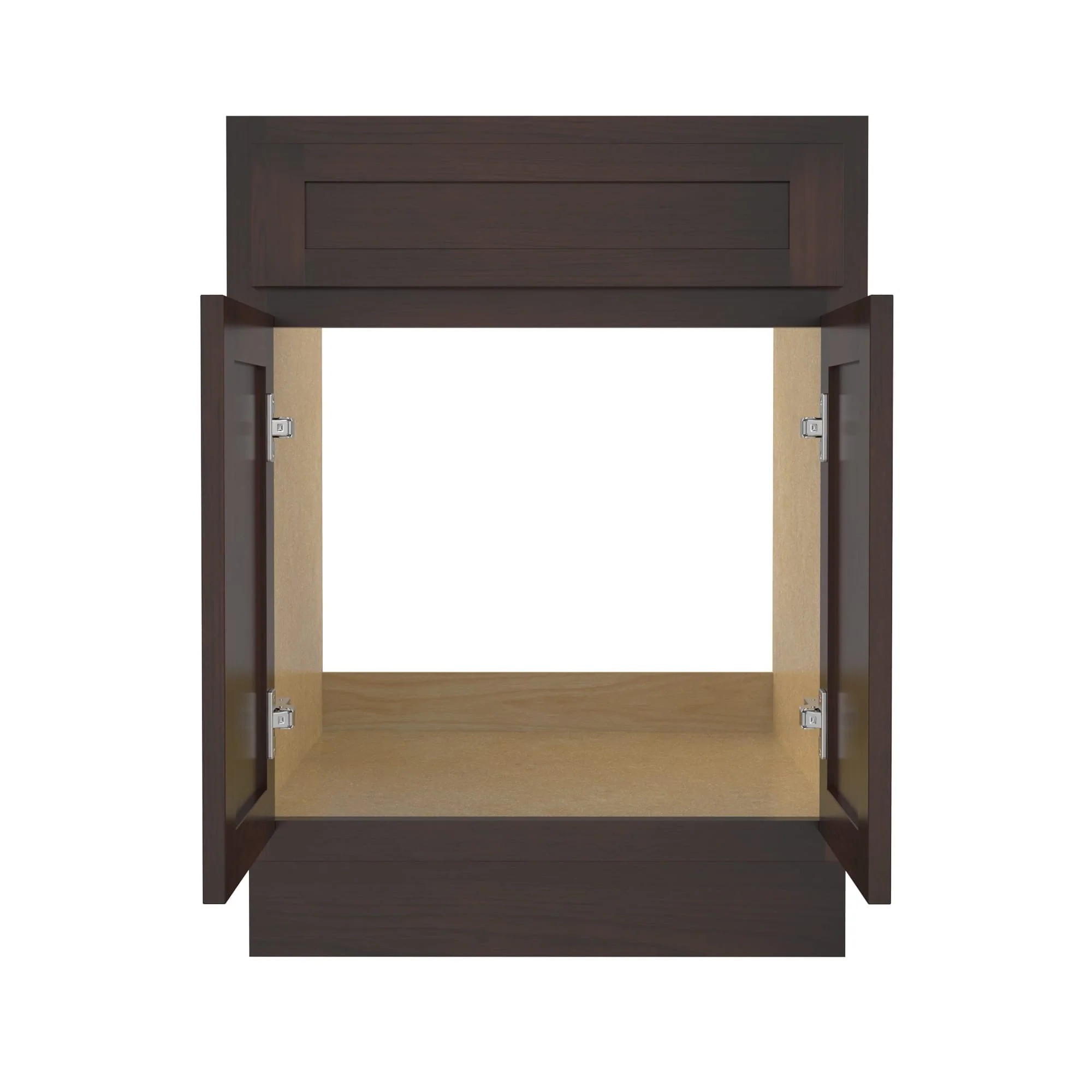 Vanity Art 24-inch Solid Wood Single Sink Bathroom Vanity Cabinet