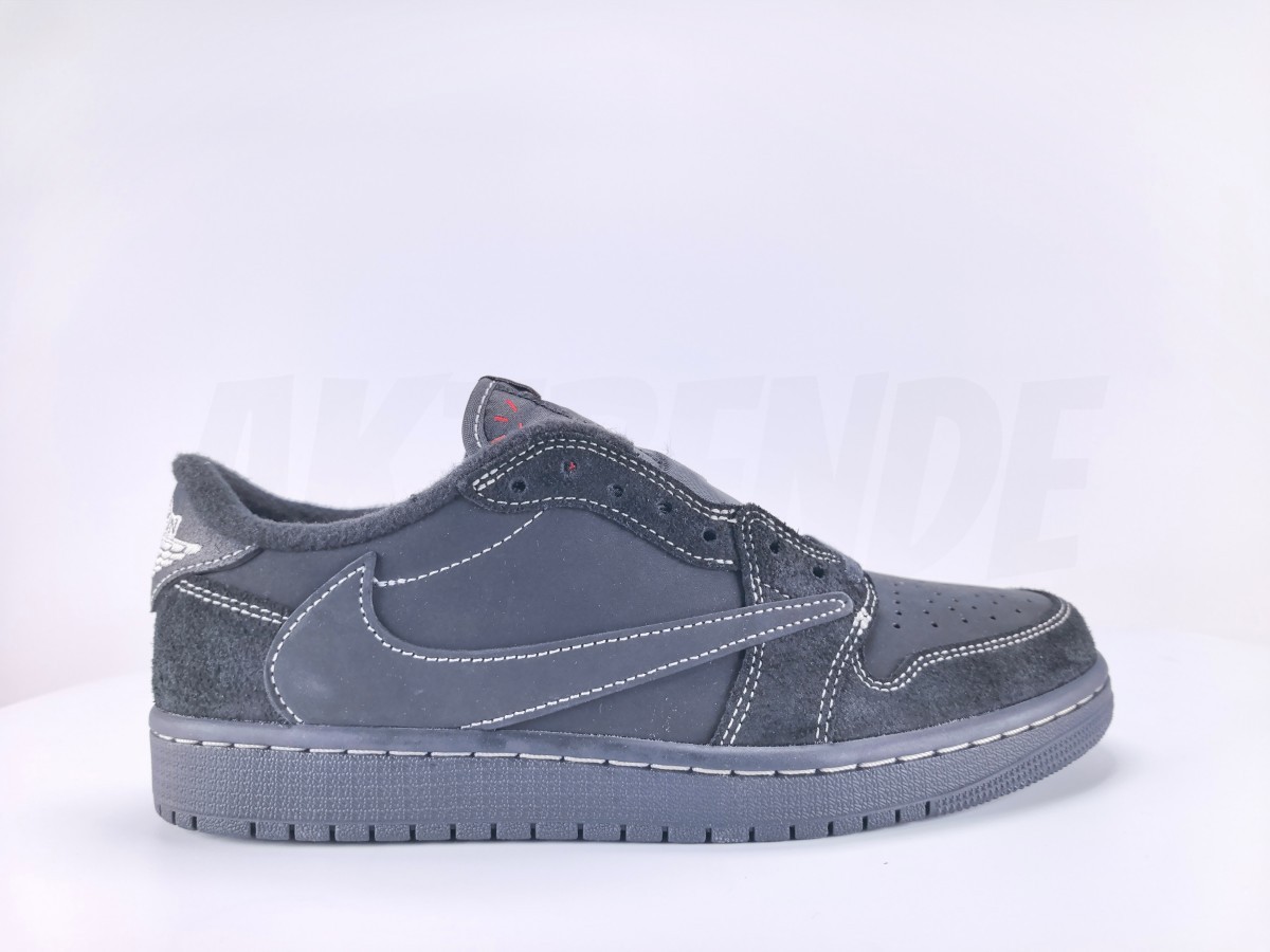 Travis Scott x Air Jordan 1 Retro Low OG SP 'Black Phantom' - Aktrende