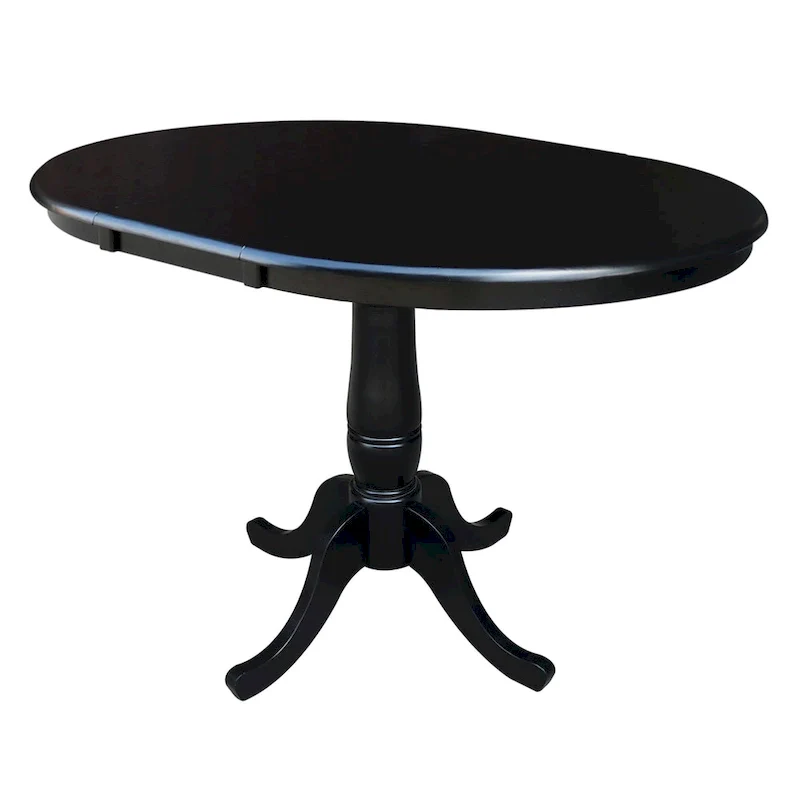36 Round Extension Dining Table With 4 San Remo Chairs